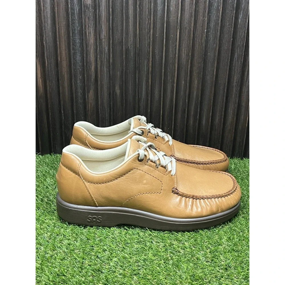Size 11.5 Narrow - SAS Bout Time Lux Lace Up Loafer Hazel Mens